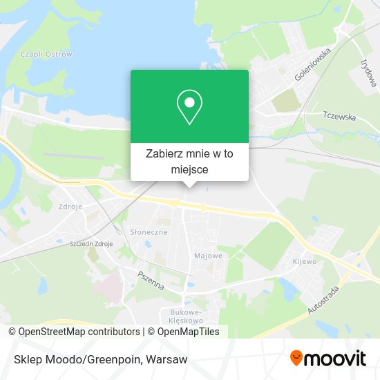 Mapa Sklep Moodo/Greenpoin