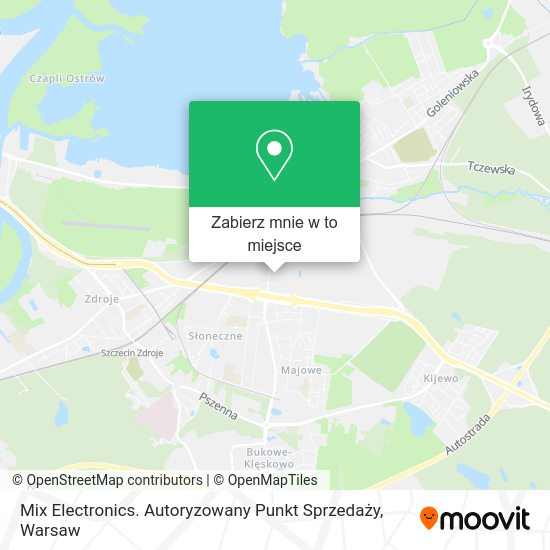 Mapa Mix Electronics. Autoryzowany Punkt Sprzedaży