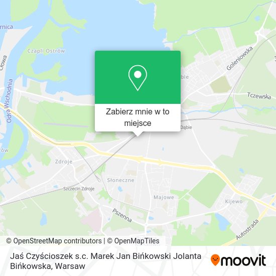 Mapa Jaś Czyścioszek s.c. Marek Jan Bińkowski Jolanta Bińkowska