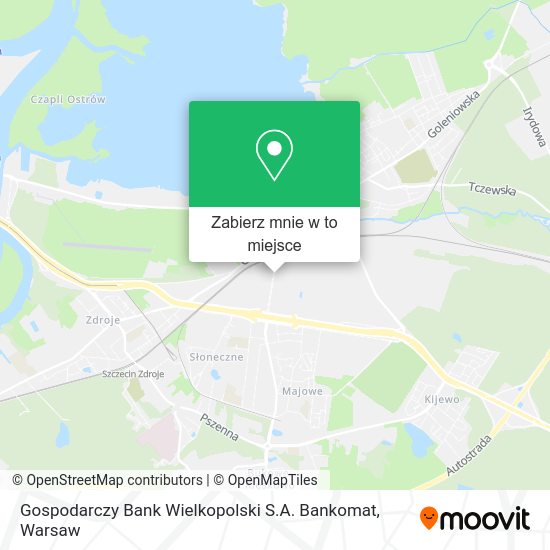 Mapa Gospodarczy Bank Wielkopolski S.A. Bankomat