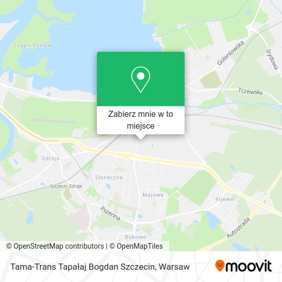 Mapa Tama-Trans Tapałaj Bogdan Szczecin