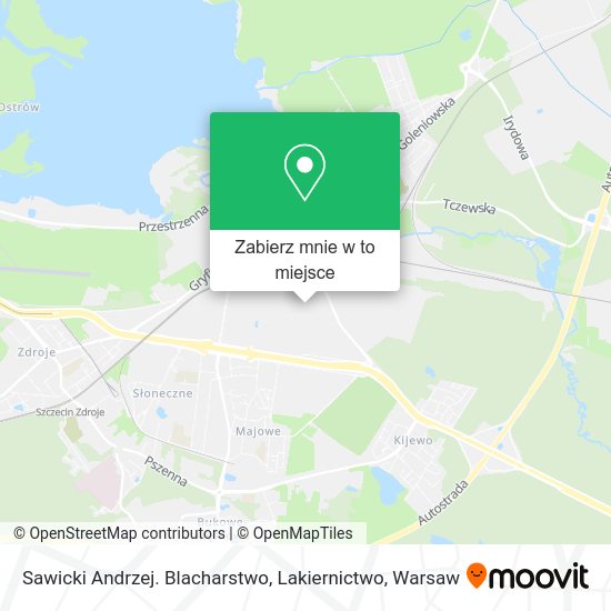 Mapa Sawicki Andrzej. Blacharstwo, Lakiernictwo