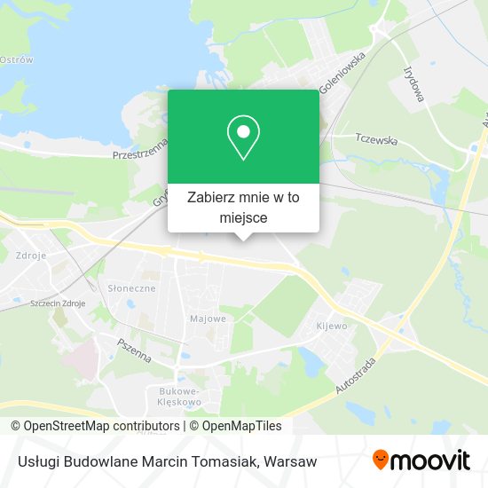 Mapa Usługi Budowlane Marcin Tomasiak