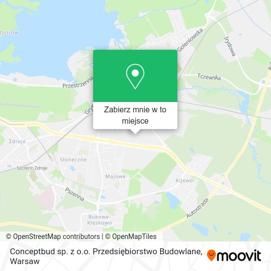 Mapa Conceptbud sp. z o.o. Przedsiębiorstwo Budowlane