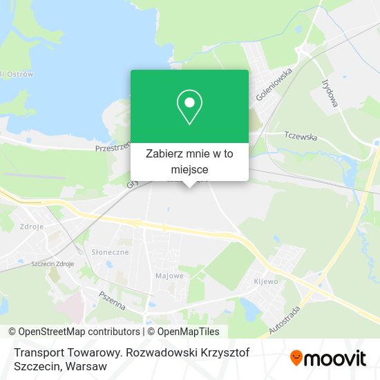 Mapa Transport Towarowy. Rozwadowski Krzysztof Szczecin