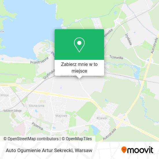 Mapa Auto Ogumienie Artur Sekrecki