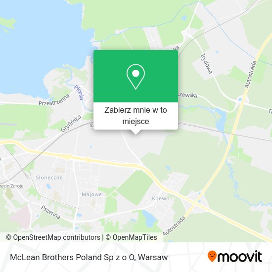 Mapa McLean Brothers Poland Sp z o O