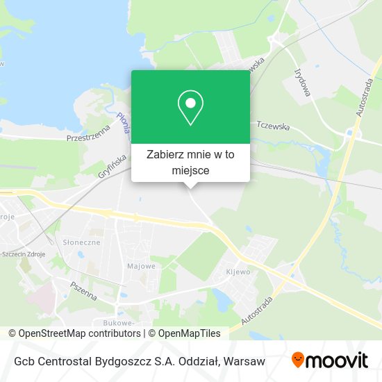 Mapa Gcb Centrostal Bydgoszcz S.A. Oddział