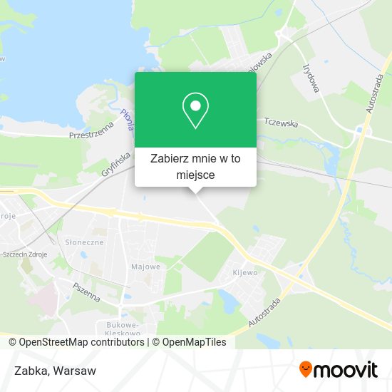 Mapa Zabka