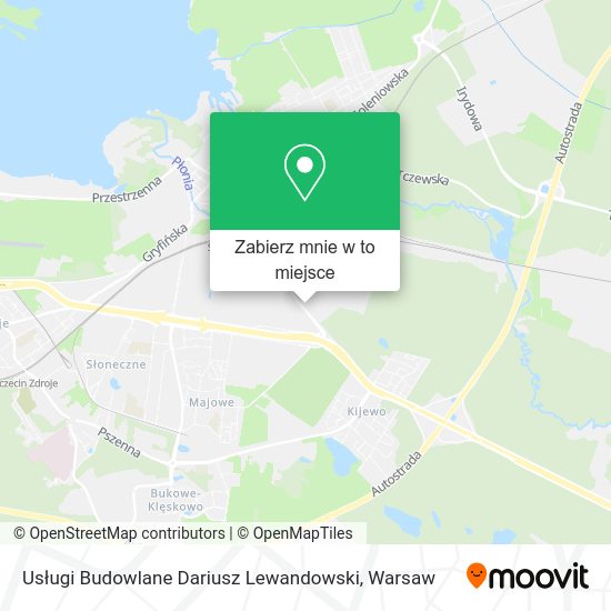 Mapa Usługi Budowlane Dariusz Lewandowski