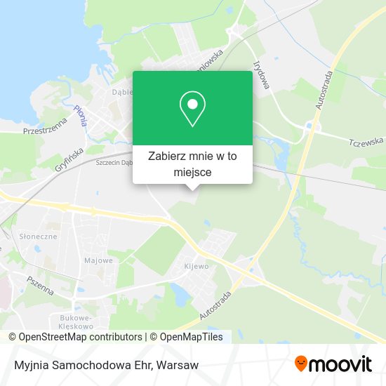 Mapa Myjnia Samochodowa Ehr