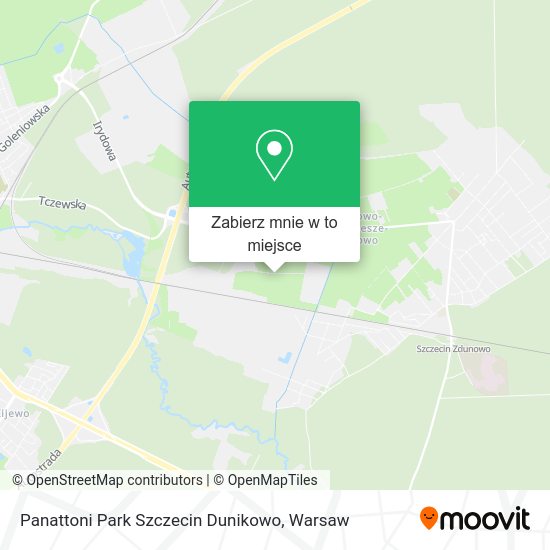 Mapa Panattoni Park Szczecin Dunikowo