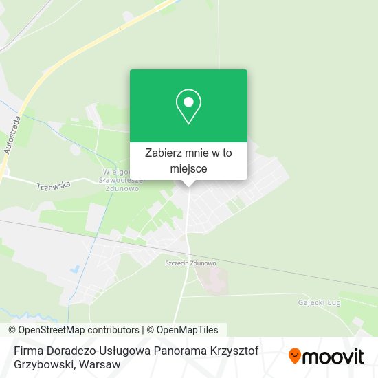 Mapa Firma Doradczo-Usługowa Panorama Krzysztof Grzybowski