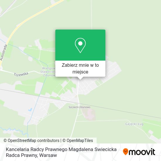 Mapa Kancelaria Radcy Prawnego Magdalena Swiecicka Radca Prawny