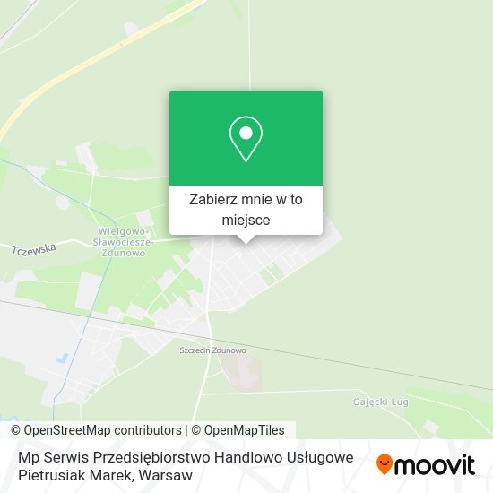 Mapa Mp Serwis Przedsiębiorstwo Handlowo Usługowe Pietrusiak Marek