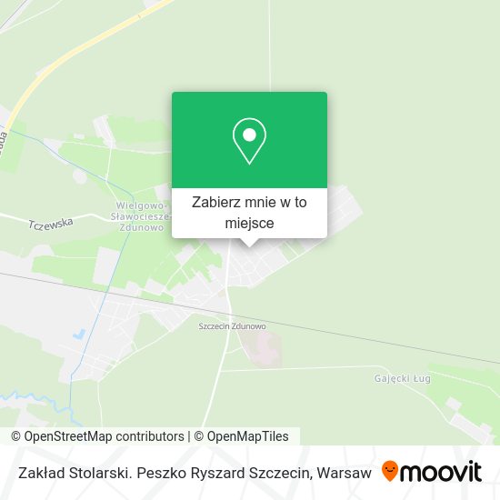 Mapa Zakład Stolarski. Peszko Ryszard Szczecin