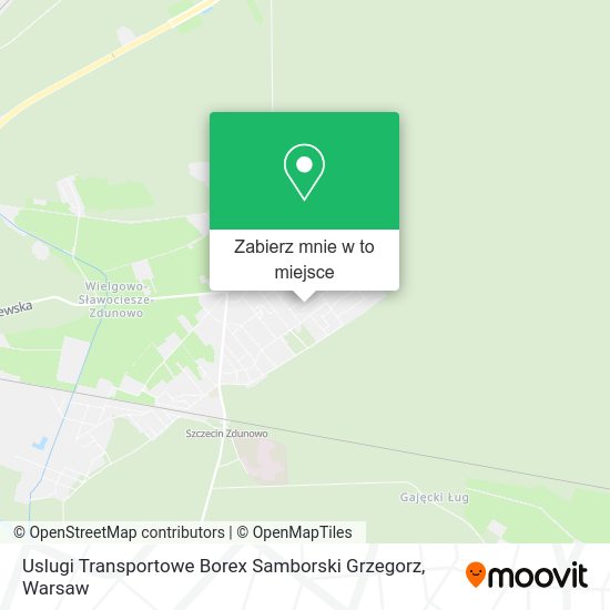 Mapa Uslugi Transportowe Borex Samborski Grzegorz