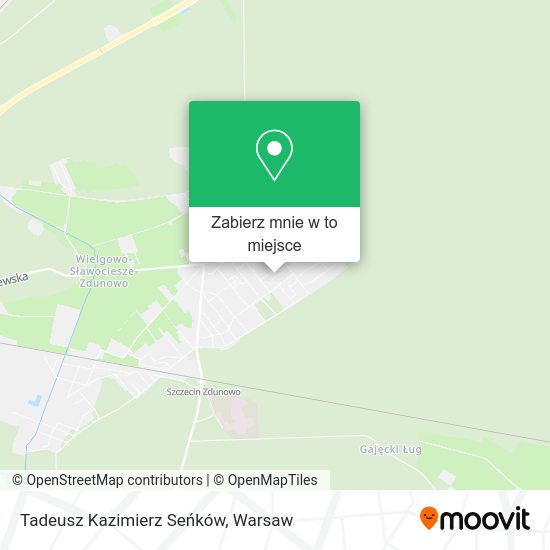 Mapa Tadeusz Kazimierz Seńków