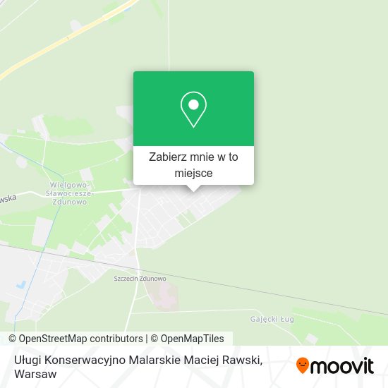 Mapa Uługi Konserwacyjno Malarskie Maciej Rawski