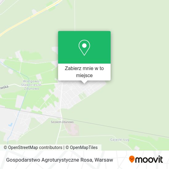 Mapa Gospodarstwo Agroturystyczne Rosa