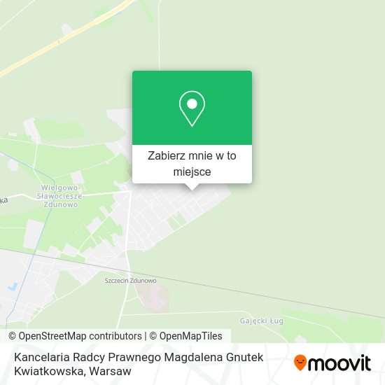 Mapa Kancelaria Radcy Prawnego Magdalena Gnutek Kwiatkowska