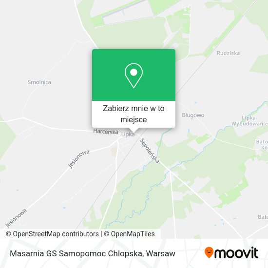 Mapa Masarnia GS Samopomoc Chlopska