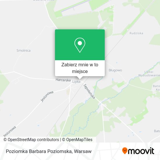 Mapa Poziomka Barbara Poziomska