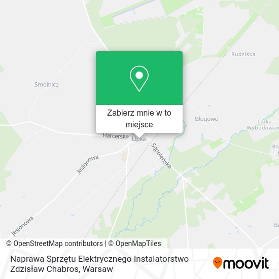 Mapa Naprawa Sprzętu Elektrycznego Instalatorstwo Zdzisław Chabros