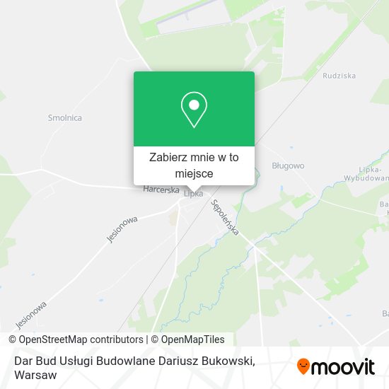 Mapa Dar Bud Usługi Budowlane Dariusz Bukowski