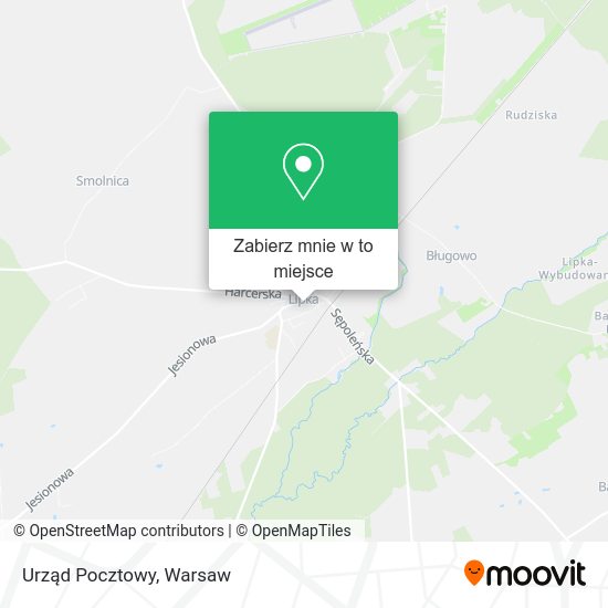 Mapa Urząd Pocztowy