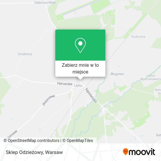 Mapa Sklep Odzieżowy