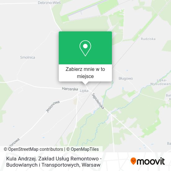 Mapa Kula Andrzej. Zakład Usług Remontowo - Budowlanych i Transportowych