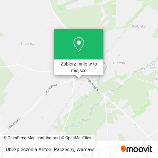 Mapa Ubezpieczenia Antoni Paczesny