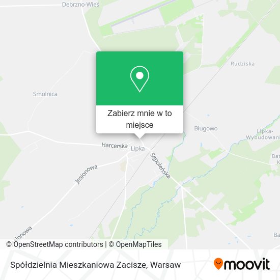 Mapa Spółdzielnia Mieszkaniowa Zacisze