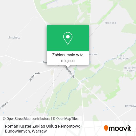 Mapa Roman Kuster Zakład Usług Remontowo-Budowlanych