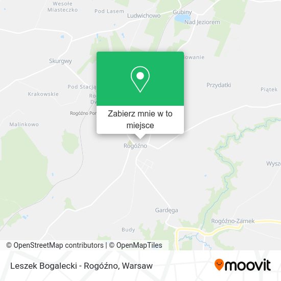 Mapa Leszek Bogalecki - Rogóźno