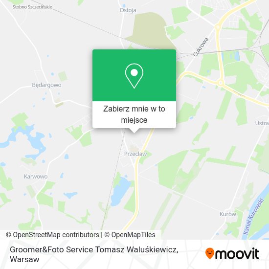 Mapa Groomer&Foto Service Tomasz Waluśkiewicz