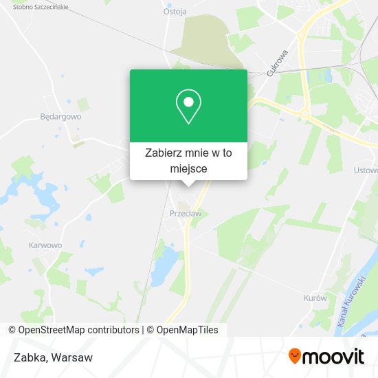 Mapa Zabka