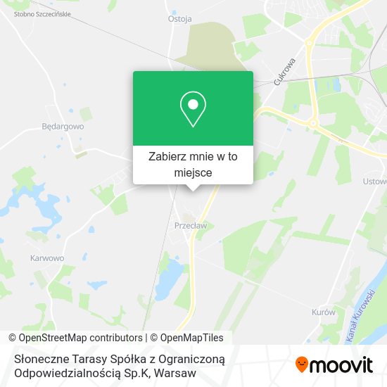 Mapa Słoneczne Tarasy Spółka z Ograniczoną Odpowiedzialnością Sp.K