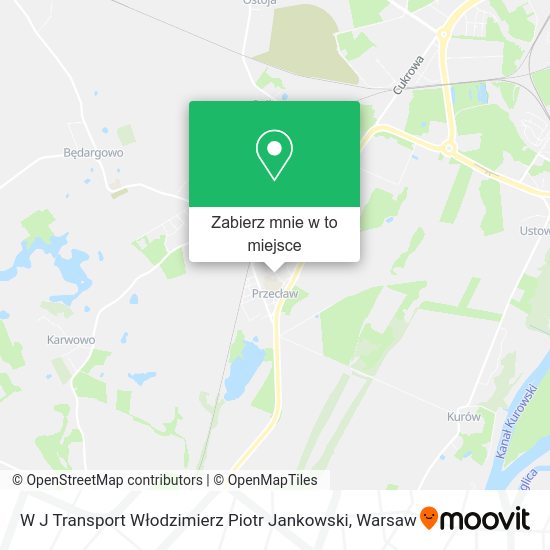 Mapa W J Transport Włodzimierz Piotr Jankowski