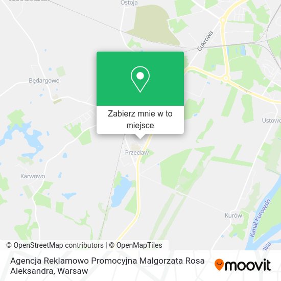 Mapa Agencja Reklamowo Promocyjna Malgorzata Rosa Aleksandra