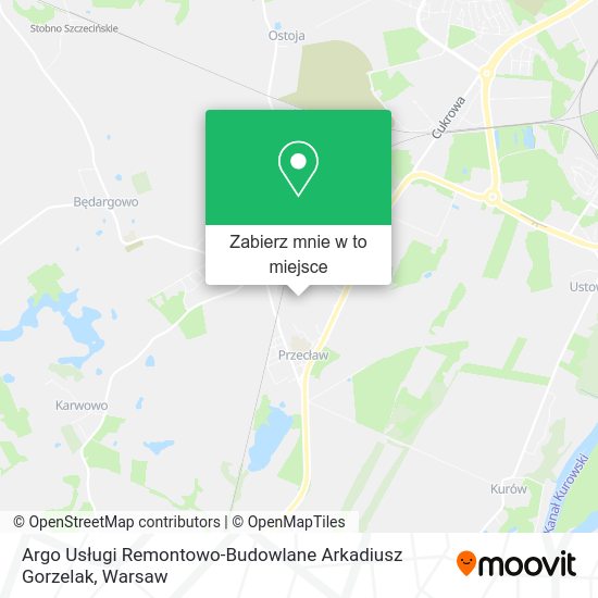 Mapa Argo Usługi Remontowo-Budowlane Arkadiusz Gorzelak