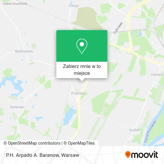 Mapa P.H. Arpado A. Baranow