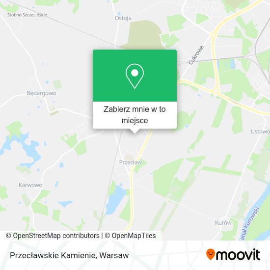 Mapa Przecławskie Kamienie