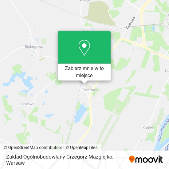 Mapa Zakład Ogólnobudowlany Grzegorz Mazgiejko