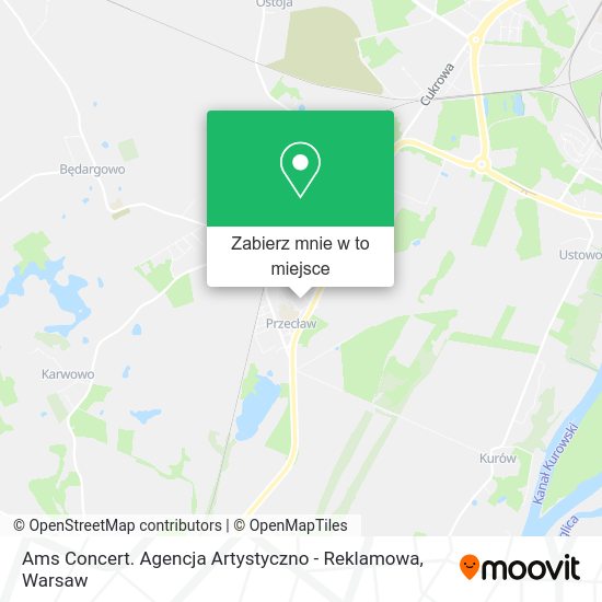 Mapa Ams Concert. Agencja Artystyczno - Reklamowa