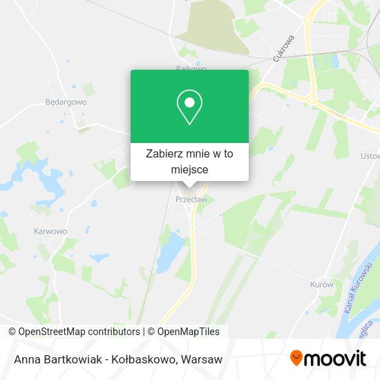 Mapa Anna Bartkowiak - Kołbaskowo