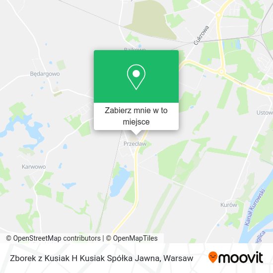 Mapa Zborek z Kusiak H Kusiak Spółka Jawna