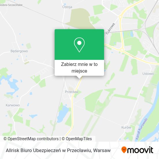 Mapa Allrisk Biuro Ubezpieczeń w Przecławiu