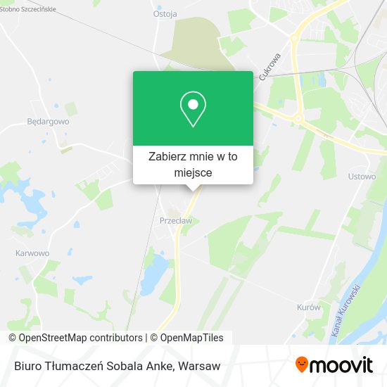 Mapa Biuro Tłumaczeń Sobala Anke